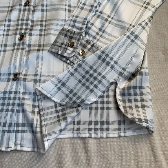 Jones New York Plaid Blouse - Picture 8 of 10
